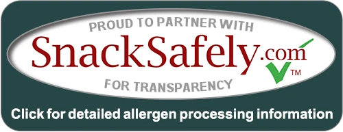 Proud to partner with SnackSafely.com for transparency